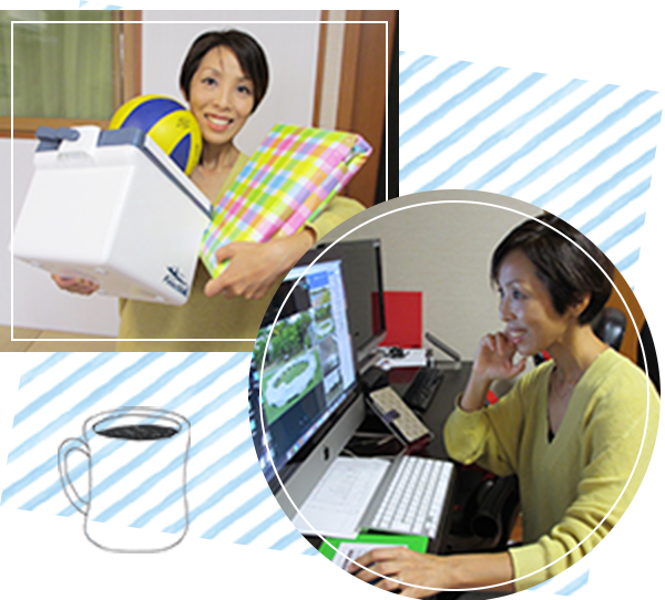 商品到着までピクニックの下調べや準備をするワーキングママ